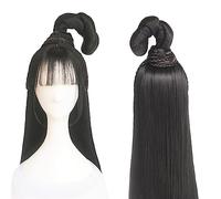 Parrucche Hanfu da donna, VintageParruccaHanfuCineseStileAnticoMultiusoCostumeTuttoCapModellazionePersonalizzatoProdottoMulticolore(Wig N)