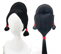 Parrucche Hanfu da donna, VintageParruccaHanfuCineseStileAnticoMultiusoCostumeTuttoCapModellazionePersonalizzatoProdottoMulticolore(Wig R)