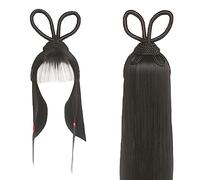 Parrucche Hanfu da donna, VintageParruccaHanfuCineseStileAnticoMultiusoCostumeTuttoCapModellazionePersonalizzatoProdottoMulticolore(Wig Q)