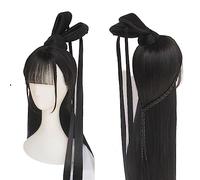 Parrucche Hanfu da donna, VintageParruccaHanfuCineseStileAnticoMultiusoCostumeTuttoCapModellazionePersonalizzatoProdottoMulticolore(Wig O)