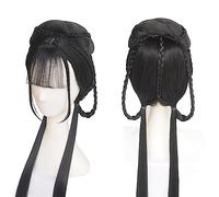 Parrucche Hanfu da donna, VintageParruccaHanfuCineseStileAnticoMultiusoCostumeTuttoCapModellazionePersonalizzatoProdottoMulticolore(Wig H)