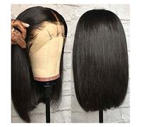 Parrucche Highlight Bob Wig St Straight Pizzo Chiusura dei Capelli Umano Parrucche Breve Bob Ombre Parrucca for capelli Parte Mezzo Parrucca Brasiliana Remy Parrucca del merletto for le donne Densità