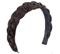 Parrucche intrecciate regolabili per capelli resistenti al calore in fibra sintetica Hairhoop per le donne Occasione speciale e usura quotidiana naturale treccia capelli