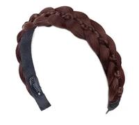 Parrucche intrecciate regolabili per capelli resistenti al calore in fibra sintetica Hairhoop per le donne Occasione speciale e usura quotidiana naturale treccia capelli