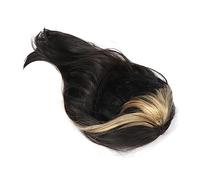 Parrucche lunghe dritte in evidenza dritto traspirante in rete parrucca sintetica regolabile con