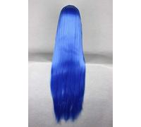 Parrucche lunghe e dritte da donna 100 cm Parrucche sintetiche resistenti al calore Parrucca cosplay anime Halloween Carnevale Parrucche da donna Cosplay QS W