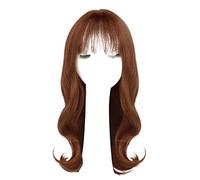 Parrucche lunghe nere ondulate per capelli umani, parrucche lunghe ondulate e ricce per donne nere, parrucche naturali soffici e ondulate per capelli umani,Mixed Silk-b2