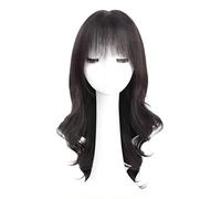Parrucche lunghe nere ondulate per capelli umani, parrucche lunghe ondulate e ricce per donne nere, parrucche naturali soffici e ondulate per capelli umani,Human Hair-a1