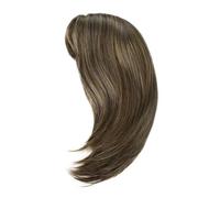 Parrucche marroni miste 1pc for le donne Parrucca lunga diritta sintetica dei capelli con la frangetta Drag Queen Salon Costume Festa a tema Mamma