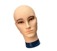 Parrucche maschili Head Training Modello Uomo Calvo Manichino Per Parrucche Fare E Display Cappello Caschi Uomo Modello di Formazione Maschile Calvo Manichino Stand Per Occhiali Display