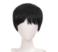 Parrucche naturali per capelli corti, testa completa, per Halloween, vacanze, colore freddo dei capelli, per cosplay e coser