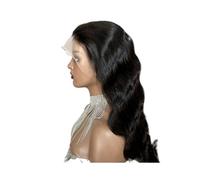 Parrucche Ondulate 13x4, Densità 180, HD, Trasparenti, Con Pizzo Frontale, For Donne, Colore Naturale(28inch/70cm)