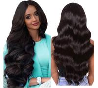Parrucche ondulate con chiusura in pizzo Parrucche for capelli umani for donne nere Capelli vergini brasiliani Parrucca ondulata con pizzo 4x4 Senza colla Pre pizzicata Nodi candeggiati Parrucca ondul