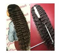 Parrucche ondulate in pizzo peruviano sciolto parrucca in pizzo ondulato 8-30 pollici trasparente 13x6 parrucca frontale in pizzo parti libere remy parrucche per le donne Sintetico naturale