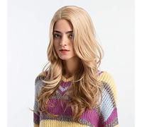Parrucche ondulate lunghe bionde marroni di GJBXP con frangia per le donne Parrucche sintetiche nere rosse femminili Cosplay Cosplay Parrucche per capelli in fibra resistente al calore Lc176