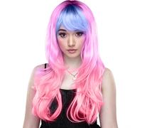 Parrucche ondulate lunghe Parrucche sintetiche per capelli Parrucca cosplay