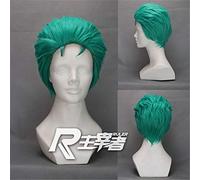 Parrucche ONE PIECE 2 anni più tardi Roronoa Zoro Corto Verde Resistente al calore Fibra Capelli Peruca Parrucca cosplay costume anime KUZZ6462