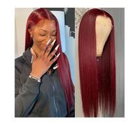 Parrucche Parrucca anteriore in pizzo dritto biondo biondo prepizzicato con evidenziazione colorata Bionda platino Capelli sintetici for donna Parrucca frontale in pizzo senza colla Parrucca da donna(