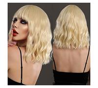 Parrucche Parrucca corta Parrucca bionda for donna Parrucca for capelli sintetica da festa quotidiana con fibra resistente al calore Parrucca da donna(Color:MW1042-806)