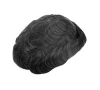 Parrucche Parrucca da uomo Mono Npu, parrucchino, protesi capillare fine e durevole, parrucche maschili fatte a mano 6 pollici, sistema di sostituzione dei capelli umani indiani Quotidiana(#1B20)