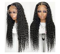 Parrucche Parrucca di capelli umani ricci 13x4 HD parrucca frontale in pizzo con capelli del bambino 14-40 pollici capelli brasiliani di Remy parrucche anteriori in pizzo a onda profonda for le donne