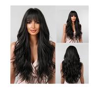 Parrucche Parrucca for donna Parrucche lunghe bionde platino Parrucca sintetica ondulata naturale Parrucca afro for cosplay Resistente al calore Lunga con frangia Parrucca da donna(Color:Wig lc2088-1)