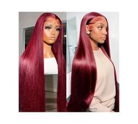 Parrucche Parrucca frontale in pizzo HD for capelli umani Parrucca dritta 13x4 Parrucche frontali in pizzo for capelli umani for donne 180 Alta densità Parrucca da donna(28inches)