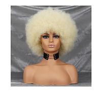 Parrucche Parrucche afro for donne nere Parrucca afro crespa riccia corta rimbalzante Parrucche enormi e soffici rimbalzanti Premium sintetico for cosplay e quotidiano Parrucca da donna (Color : 10)