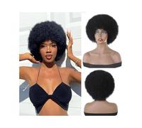 Parrucche Parrucche corte Pixie Cut realizzate con capelli umani brasiliani, parrucche completamente realizzate a macchina con lunghezza 6-10 pollici Parrucca da donna(10inches)