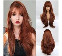 Parrucche Parrucche da 24"/60 cm Parrucche per capelli ricci lunghi ondulati Parrucche colorate Parrucche sintetiche resistenti al calore Parrucche da indossare tutti i giorni Cosplay Capelli