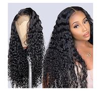 Parrucche Parrucche di capelli umani anteriori anteriori del pizzo riccio di 8-40 pollici for le donne fulll precipizate 13x4 hd frontale brasiliano corto bob deep wave wave parrucca parrucca in fibra