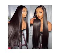 Parrucche Parrucche frontali in pizzo 13x4 lisce osso Parrucche trasparenti brasiliane for capelli umani Parrucca da donna(22inches)
