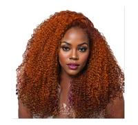 Parrucche Parrucche senza colla 13x4 Nodo pre sbiancato HD Frontale in pizzo Pre pizzicato, pre-tagliato, Capelli umani vergini brasiliani crespi,per donne(Brown Hondey Blond,24inch)