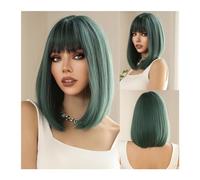 Parrucche Parrucche sintetiche Bob corte ricce bionde con frangia Parrucche cosplay Lolita dorate platino for donne Cosplay for feste quotidiane Resistenti al calore parrucca in fibra(Color:WL1212-1)