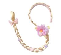 Parrucche per bambini - Parrucca Safe Girls, strumento per lo styling lungo, delicato sulla pelle, realistico per cosplay per accessori in costume