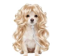 Parrucche per cani, elastici regolabili in rete traspirante | Parrucca per Halloween, carnevale, feste, compleanni, feste, fotografie, parate, vacanze