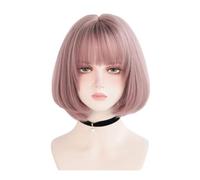 Parrucche per capelli corti Bob Ragazza carina rinfrescante per le donne Festa da usare per feste Cosplay Parrucca corta alla moda con frangia cosplay