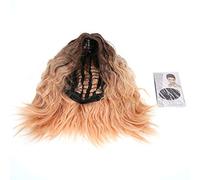 Parrucche per capelli Kuuleyn, confezione di dimensioni standard, parte centrale sintetica ricci ondulati pezzi di capelli finti per donne e donne Utenti trasformazione quotidiana