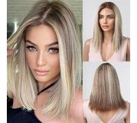 Parrucche Per Capelli Umani Bob Biondi Con Riga Centrale 13X1 Parrucche Frontali In Pizzo Per Le Donne Parrucca Diritta Per Capelli Umani Bob Remy