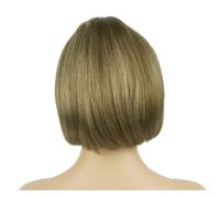 Parrucche Per Capelli Umani Corti E Lisci Da Donna Con Frangia Parrucca Anteriore In Pizzo Sintetico Senza Colla A Strati