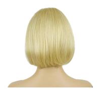 Parrucche Per Capelli Umani Corti E Lisci Da Donna Con Frangia Parrucca Anteriore In Pizzo Sintetico Senza Colla A Strati