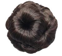 Parrucche per chignon con clip a forma di fiore, per donne dall'aspetto naturale, clip forte per occasioni formali