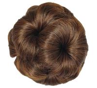 Parrucche per chignon con clip a forma di fiore, per donne dall'aspetto naturale, clip forte per occasioni formali