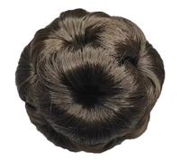 Parrucche per chignon con clip a forma di fiore, per donne dall'aspetto naturale, clip forte per occasioni formali