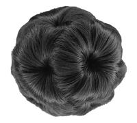 Parrucche per chignon con clip a forma di fiore, per donne dall'aspetto naturale, clip forte per occasioni formali