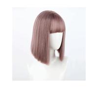 Parrucche per la cura dei capelli lunghe parrucca dritta con scoppi grigi ombre lunghe parrucca ombre parrucca sintetica naturale morbida parrucche per capelli dritti festeggia