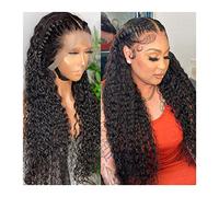 Parrucche per la Donna HD Onda Profonda 13x4 13x6 Parrucca Anteriore Del Merletto Dei Capelli Umani Capelli Remy Brasiliani Trasparente Glueless 360 Parrucca Anteriore Del Merletto con Capelli Del Bam