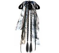 Parrucche per ragazze Hairpiece Estensioni per capelli casual per fotografia di vacanza, eleganti estensioni per capelli a coda di cavallo stile cinese ornamento