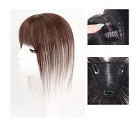 Parrucche Pezzo di parrucca Copri capelli veri Capelli bianchi Toppa sottile for capelli Pezzo di capelli Capelli veri Parrucca soffice Parrucca for ragazze Parrucca da donna(Color:04-(9-10)30CM-chest