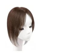 Parrucche Pezzo di parrucca Testa da donna for riempire la ciocca di capelli Coprire i capelli bianchi soffici Aumentare la quantità di capelli veri Pezzo di parrucca di capelli veri Parrucca da donna